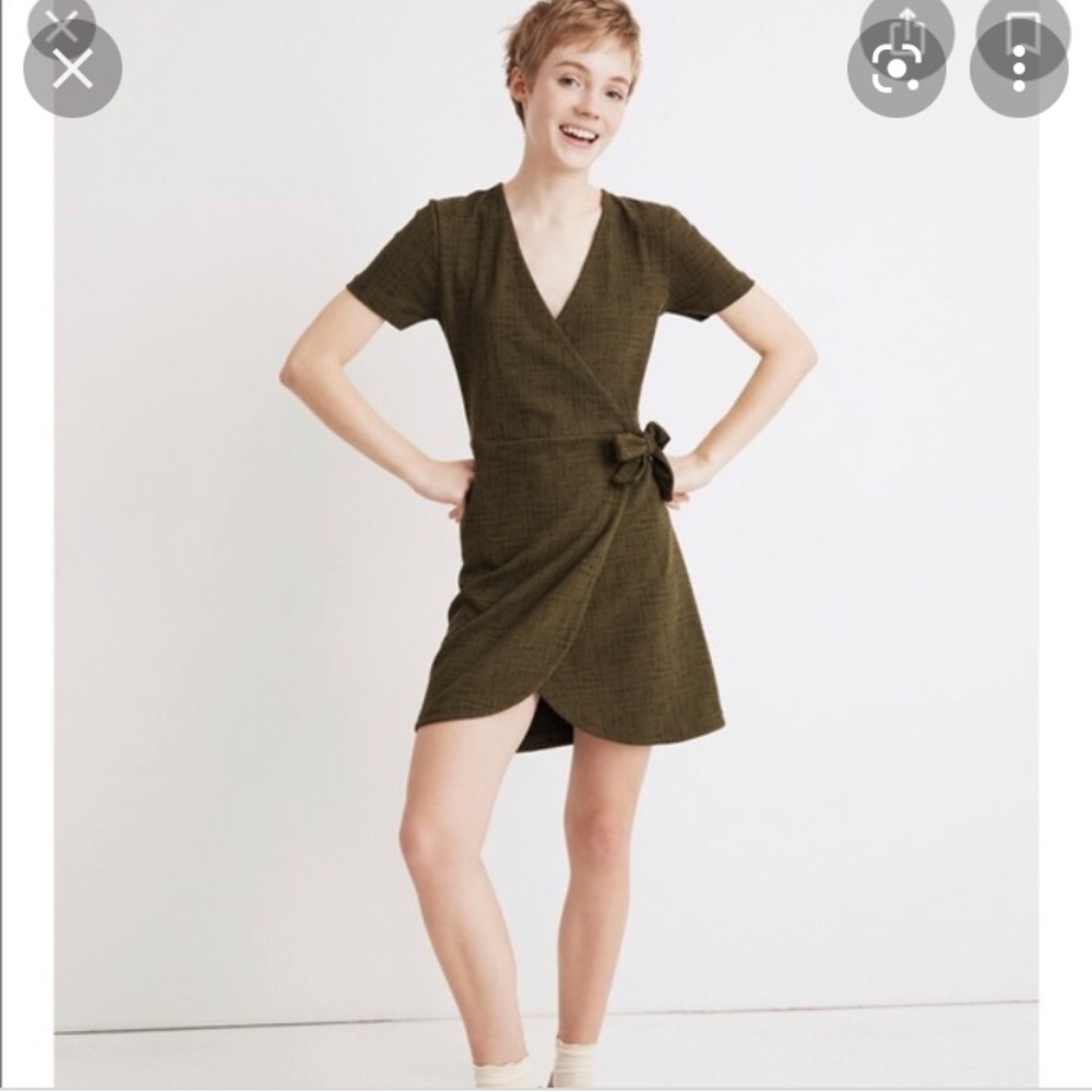 Texture and Thread Wrap Dress from Madewell